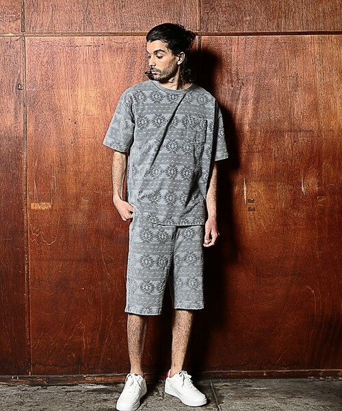 MEN'S BIGI / メンズビギ Tシャツ | 【セットアップ対応】ピグメントバイオパイルジャガードTシャツ | 詳細17