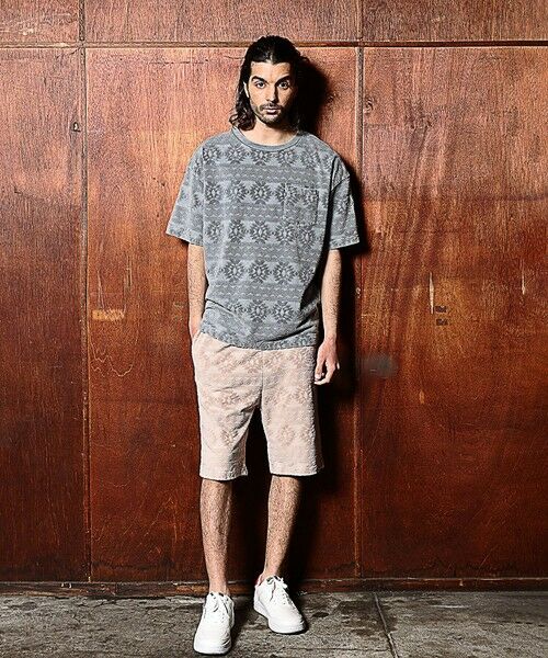 MEN'S BIGI / メンズビギ Tシャツ | 【セットアップ対応】ピグメントバイオパイルジャガードTシャツ | 詳細12