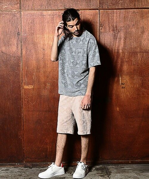 MEN'S BIGI / メンズビギ Tシャツ | 【セットアップ対応】ピグメントバイオパイルジャガードTシャツ | 詳細13