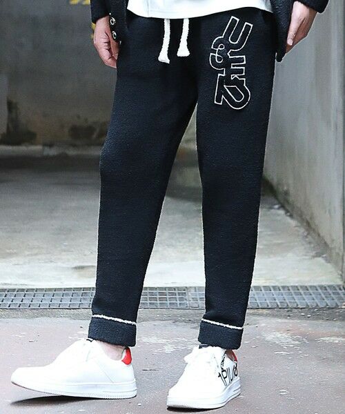 MEN'S BIGI / メンズビギ その他パンツ | 【1PIU1UGUALE3 RELAX × JUST PLAY 】LOGO KNIT LONG PANTS | 詳細7