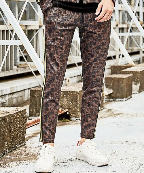 MEN'S BIGI / メンズビギ その他パンツ | 【JUST PLAY】プリントストレッチジャージ<セットアップ対応>（Ｂ）