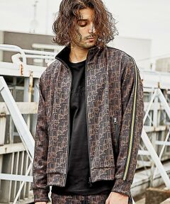 MEN'S BIGI / メンズビギ ブルゾン | 【JUST PLAY】プリントストレッチトラックジャケット/ジャージ<セットアップ対応>