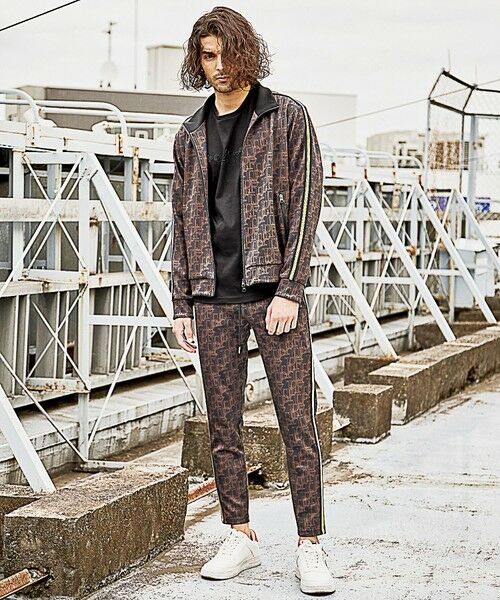 MEN'S BIGI / メンズビギ ブルゾン | 【JUST PLAY】プリントストレッチトラックジャケット/ジャージ<セットアップ対応> | 詳細11