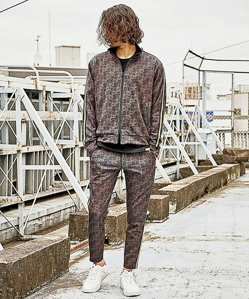 MEN'S BIGI / メンズビギ ブルゾン | 【JUST PLAY】プリントストレッチトラックジャケット/ジャージ<セットアップ対応> | 詳細12