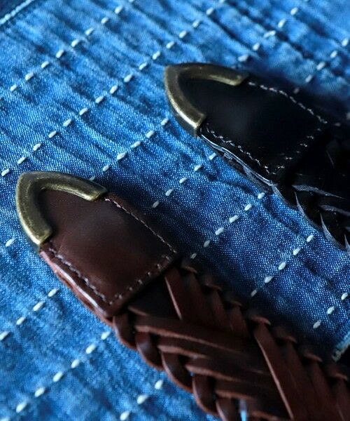 MEN'S BIGI / メンズビギ ベルト・サスペンダー | ダブルリングメッシュベルト | 詳細3