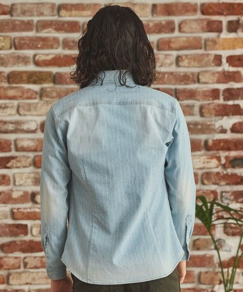 MEN'S BIGI / メンズビギ シャツ・ブラウス | デニムスタンドカラーシャツ | 詳細12