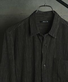 MEN'S BIGI / メンズビギ シャツ・ブラウス | ワッシャーチェック七分袖シャツ