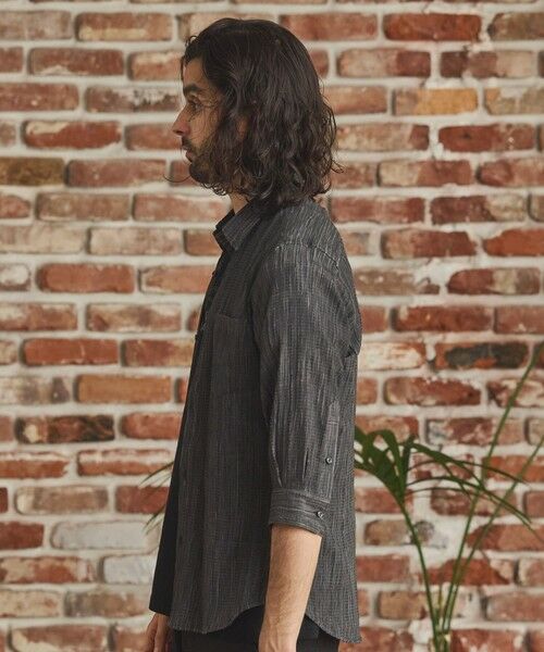 MEN'S BIGI / メンズビギ シャツ・ブラウス | ワッシャーチェック七分袖シャツ | 詳細5