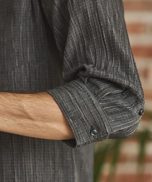 MEN'S BIGI / メンズビギ シャツ・ブラウス | ワッシャーチェック七分袖シャツ | 詳細8