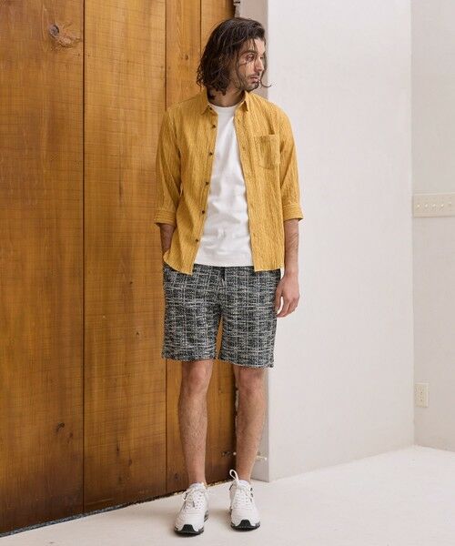 MEN'S BIGI / メンズビギ シャツ・ブラウス | ワッシャーチェック七分袖シャツ | 詳細9