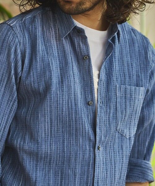 MEN'S BIGI / メンズビギ シャツ・ブラウス | ワッシャーチェック七分袖シャツ | 詳細17
