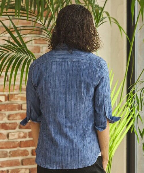 MEN'S BIGI / メンズビギ シャツ・ブラウス | ワッシャーチェック七分袖シャツ | 詳細15