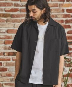 MEN'S BIGI / メンズビギ シャツ・ブラウス | 楊柳カチオン半袖開襟シャツ