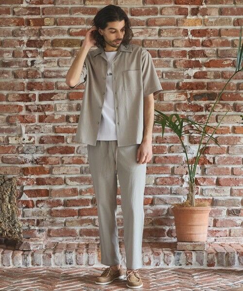 MEN'S BIGI / メンズビギ シャツ・ブラウス | 楊柳カチオン半袖開襟シャツ | 詳細1