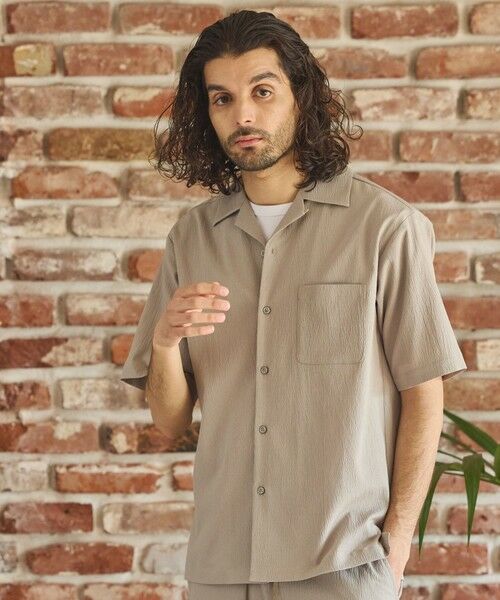 MEN'S BIGI / メンズビギ シャツ・ブラウス | 楊柳カチオン半袖開襟シャツ | 詳細2