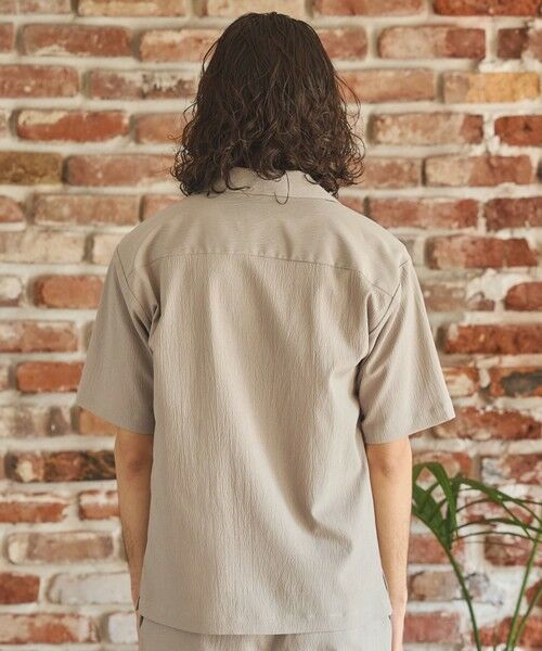 MEN'S BIGI / メンズビギ シャツ・ブラウス | 楊柳カチオン半袖開襟シャツ | 詳細4