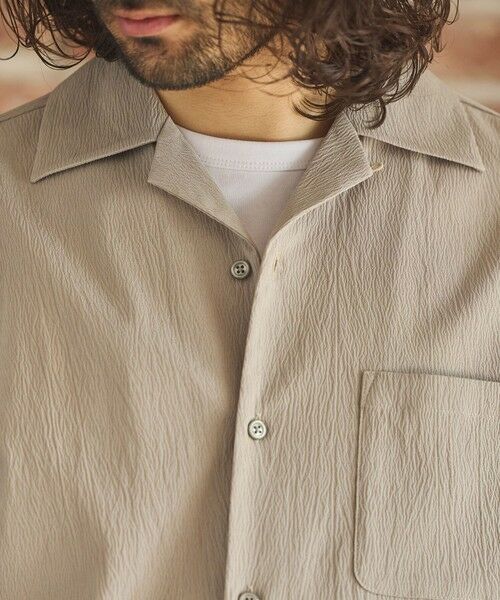 MEN'S BIGI / メンズビギ シャツ・ブラウス | 楊柳カチオン半袖開襟シャツ | 詳細5