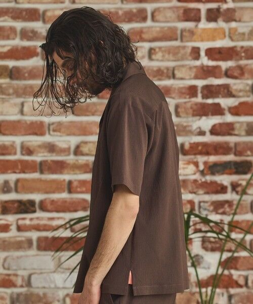 MEN'S BIGI / メンズビギ シャツ・ブラウス | 楊柳カチオン半袖開襟シャツ | 詳細12