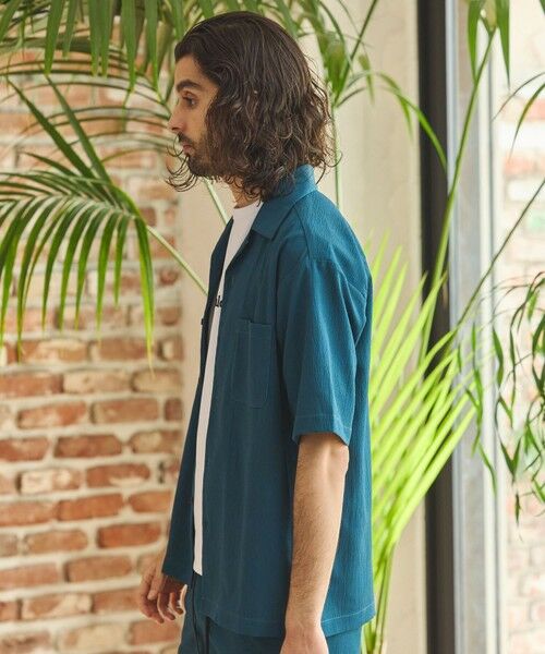 MEN'S BIGI / メンズビギ シャツ・ブラウス | 楊柳カチオン半袖開襟シャツ | 詳細16