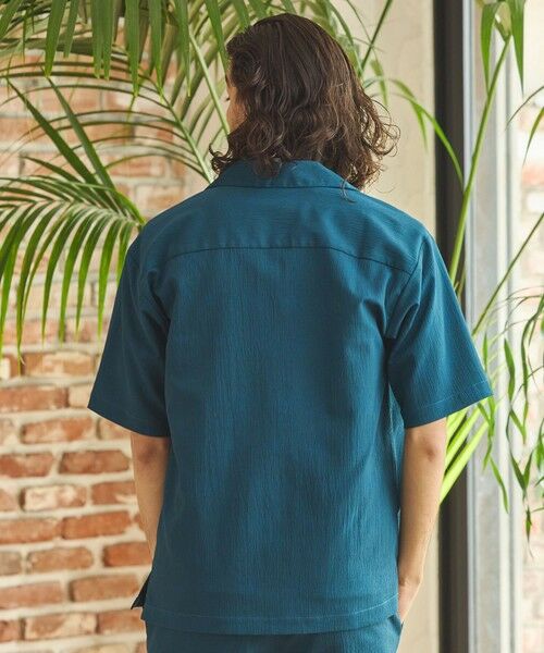 MEN'S BIGI / メンズビギ シャツ・ブラウス | 楊柳カチオン半袖開襟シャツ | 詳細17