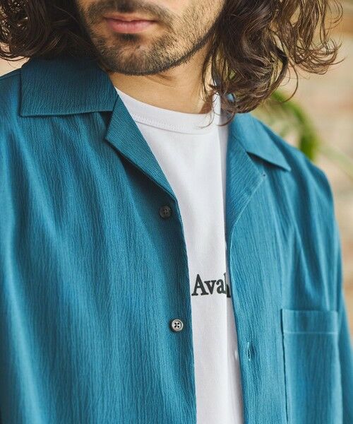 MEN'S BIGI / メンズビギ シャツ・ブラウス | 楊柳カチオン半袖開襟シャツ | 詳細18