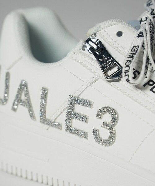 MEN'S BIGI / メンズビギ スニーカー | 【1PIU1UGUARE3別注】ラインストーンサイドZIPスニーカー | 詳細8