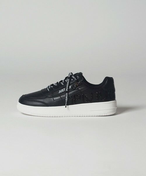 MEN'S BIGI / メンズビギ スニーカー | 【1PIU1UGUARE3別注】ラインストーンサイドZIPスニーカー（ブラック）