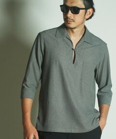 MEN'S BIGI / メンズビギ シャツ・ブラウス | リネンテックジャージスキッパーシャツ