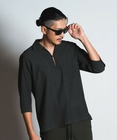 MEN'S BIGI / メンズビギ シャツ・ブラウス | リネンテックジャージスキッパーシャツ