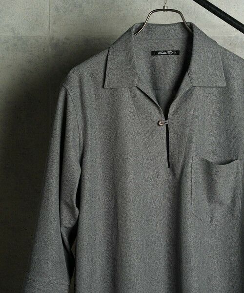 MEN'S BIGI / メンズビギ シャツ・ブラウス | リネンテックジャージスキッパーシャツ | 詳細3