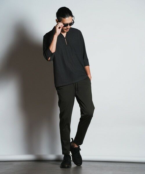 MEN'S BIGI / メンズビギ シャツ・ブラウス | リネンテックジャージスキッパーシャツ | 詳細5