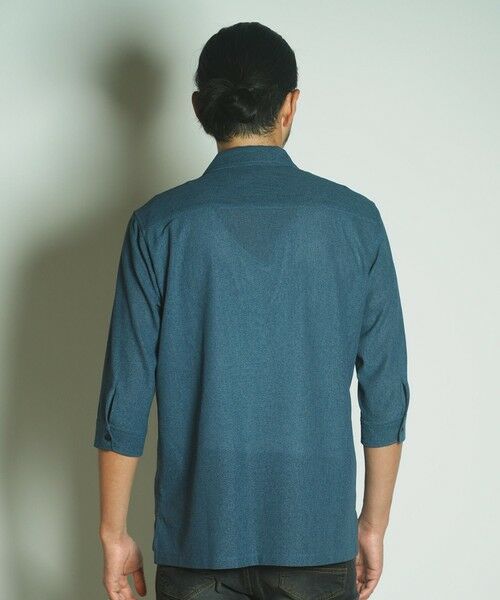 MEN'S BIGI / メンズビギ シャツ・ブラウス | リネンテックジャージスキッパーシャツ | 詳細11