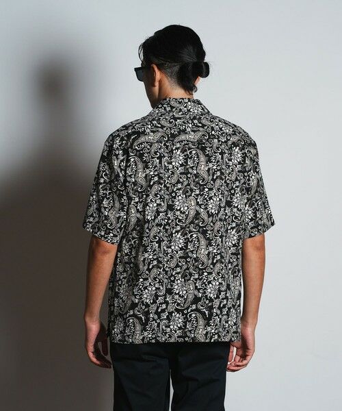 MEN'S BIGI / メンズビギ シャツ・ブラウス | フラワーペイズリープリントオープンカラーシャツ | 詳細5