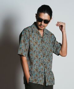 MEN'S BIGI / メンズビギ シャツ・ブラウス | ペイズリープリントオープンカラーシャツ