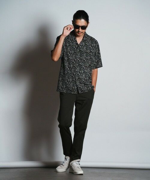 MEN'S BIGI / メンズビギ シャツ・ブラウス | ペイズリープリントオープンカラーシャツ | 詳細1