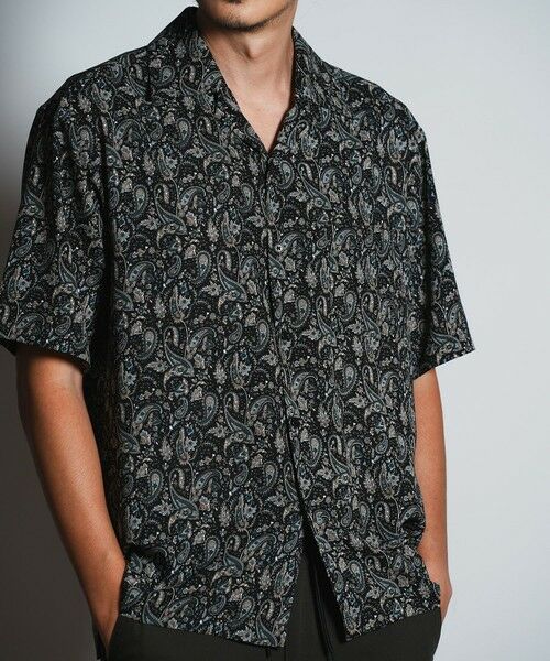 MEN'S BIGI / メンズビギ シャツ・ブラウス | ペイズリープリントオープンカラーシャツ | 詳細2