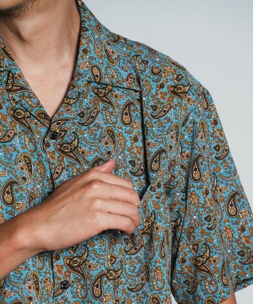MEN'S BIGI / メンズビギ シャツ・ブラウス | ペイズリープリントオープンカラーシャツ | 詳細5