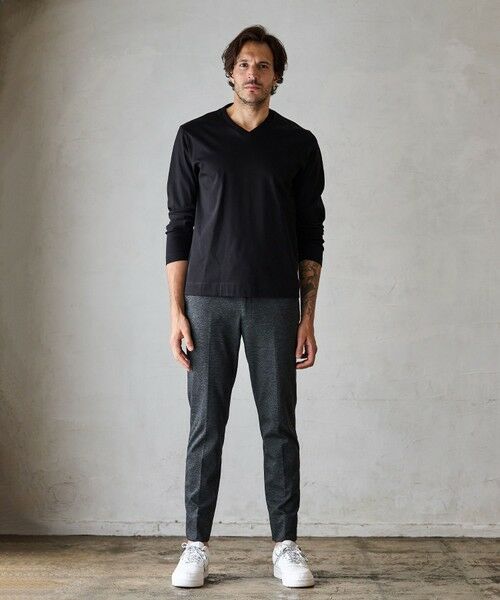 MEN'S BIGI / メンズビギ Tシャツ | シルケットポンチVネックT | 詳細2