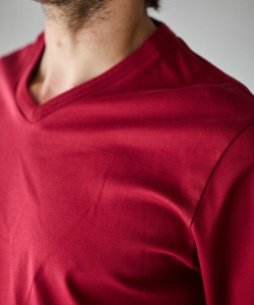 MEN'S BIGI / メンズビギ Tシャツ | シルケットポンチVネックT | 詳細14