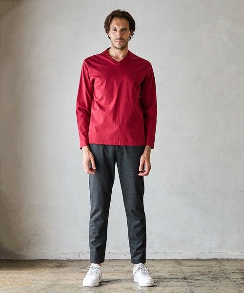 MEN'S BIGI / メンズビギ Tシャツ | シルケットポンチVネックT | 詳細8