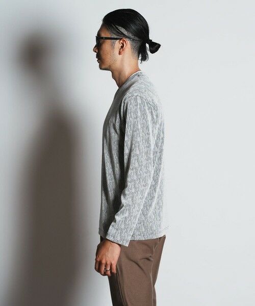 MEN'S BIGI / メンズビギ Tシャツ | ジャガードレイヤードVネック | 詳細6