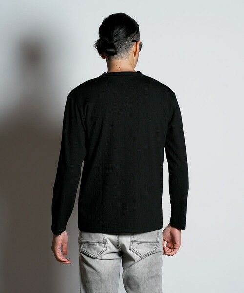 MEN'S BIGI / メンズビギ Tシャツ | ジャガードレイヤードVネック | 詳細11