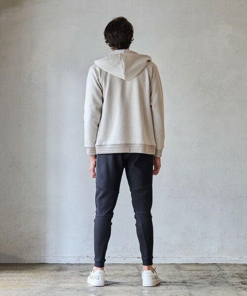 MEN'S BIGI / メンズビギ スウェット | フェイクスエードZIPUPパーカー | 詳細4