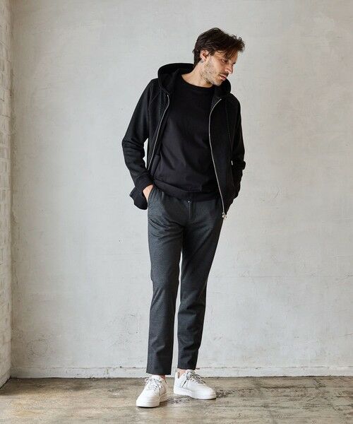 MEN'S BIGI / メンズビギ スウェット | フェイクスエードZIPUPパーカー | 詳細11