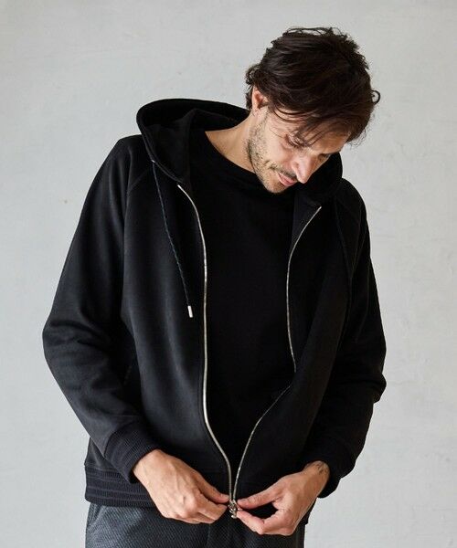 MEN'S BIGI / メンズビギ スウェット | フェイクスエードZIPUPパーカー | 詳細16