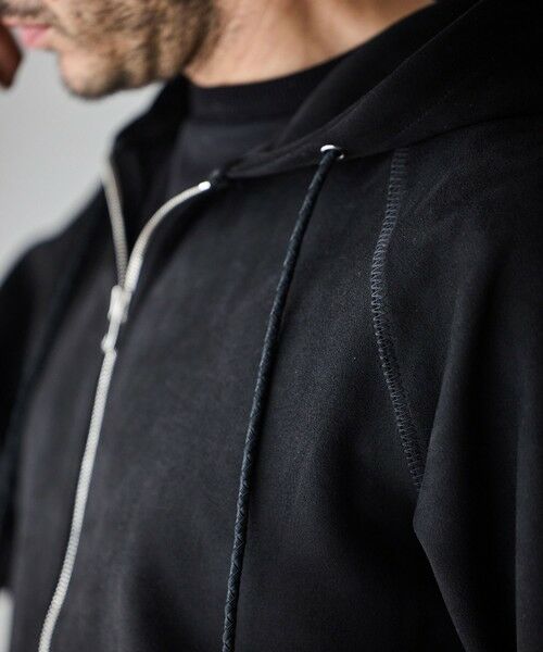 MEN'S BIGI / メンズビギ スウェット | フェイクスエードZIPUPパーカー | 詳細18
