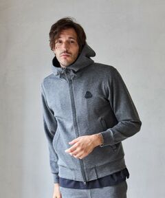 MEN'S BIGI / メンズビギ スウェット | 【JUST PLAY】N/Rストレッチポンチ立体比翼フードブルゾン【セットアップ着用可】