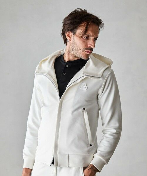 MEN'S BIGI / メンズビギ スウェット | 【JUST PLAY】N/Rストレッチポンチ立体比翼フードブルゾン【セットアップ着用可】 | 詳細2