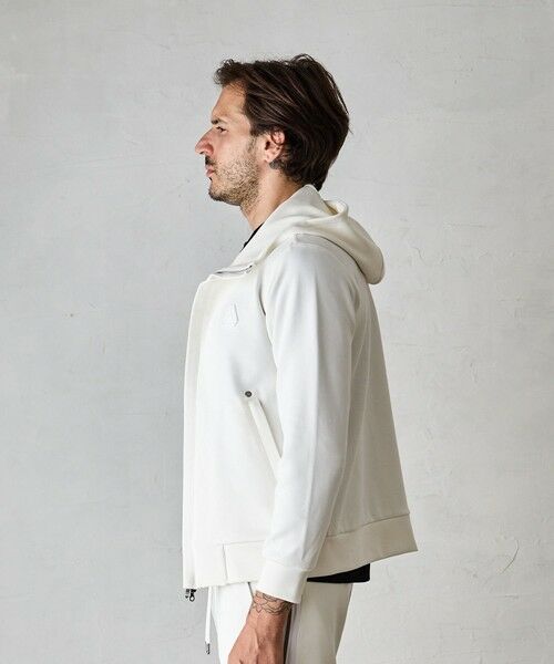 MEN'S BIGI / メンズビギ スウェット | 【JUST PLAY】N/Rストレッチポンチ立体比翼フードブルゾン【セットアップ着用可】 | 詳細4