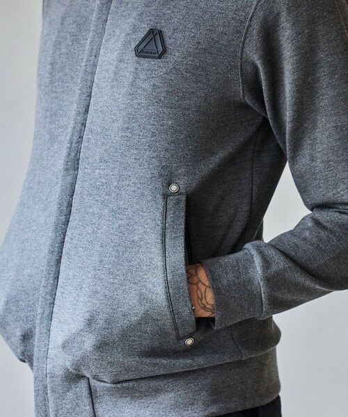 MEN'S BIGI / メンズビギ スウェット | 【JUST PLAY】N/Rストレッチポンチ立体比翼フードブルゾン【セットアップ着用可】 | 詳細13